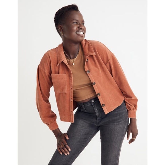 Garnet Furniture Plus Size Cropped Jean Jacket New Madewell Knit